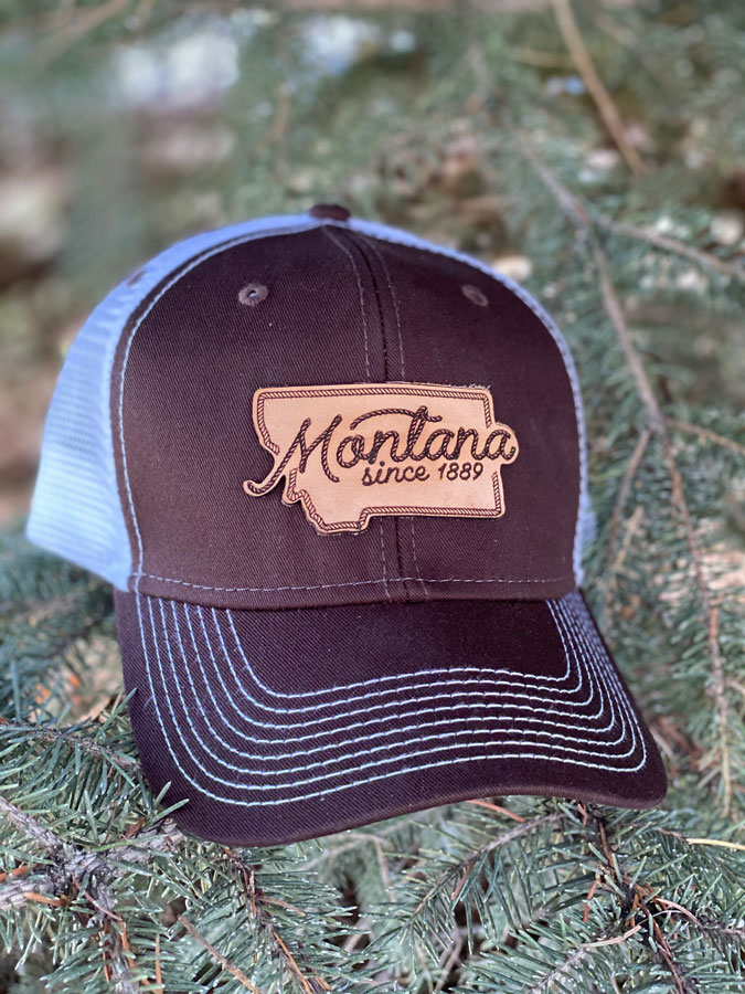 Montana Lasso Leather Patch Hat