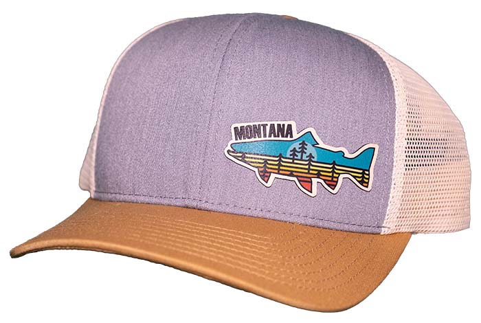 Fish Tree Line 'MONTANA' - Leather Patch Hat